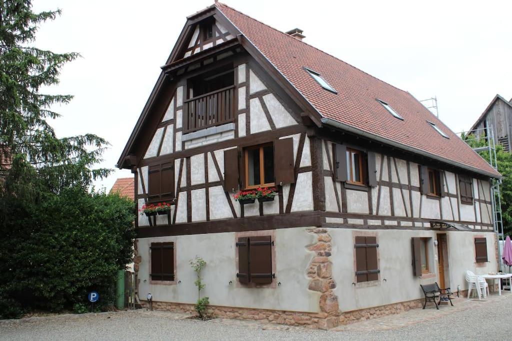 Spacieux Duplex 1 A 6 Personnes Ebersheim Bagian luar foto