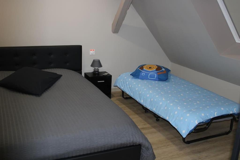 Spacieux Duplex 1 A 6 Personnes Ebersheim Bagian luar foto